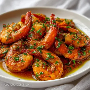 Chinese Shrimp Recipe with Garlic for 4 Servings Recipe Card