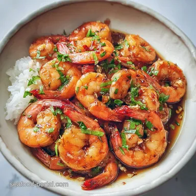 Chinese Shrimp Recipe with Garlic for 4 Servings