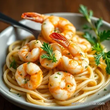 Garlic Shrimp Scampi: Ready in 30! | Easy Shrimp Dishes Recipe Card