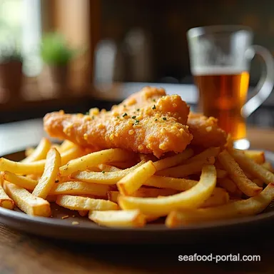 Crispy GlutenFree Fish and Chips Proper Chippy Tea Recipe Card