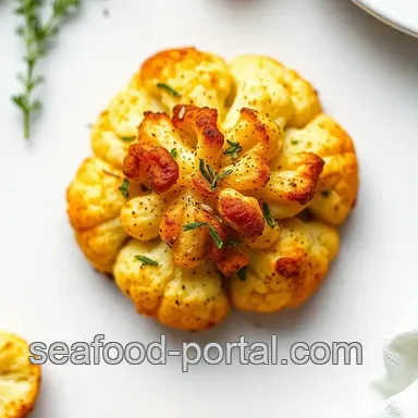 Golden & Garlicky Baked Cauliflower: Even Nan Will Love It! Recipe Card