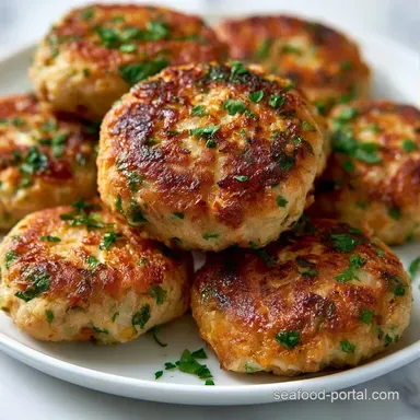 Almond Flour Tuna Patties Recipe Card