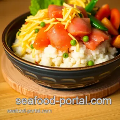 Colorful Gomoku Sushi Rice Bento with Tuna & Shredded Omelette Recipe Recipe Card
