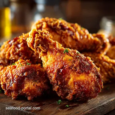 Grandmas Secret Southern Fried Chicken Recipe Crispy Juicy Recipe Card