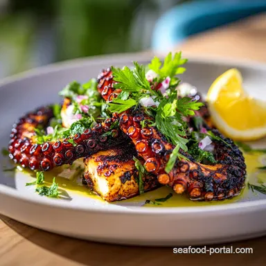 Easy Greek Grilled Octopus Recipe: Method-Based Recipe Card