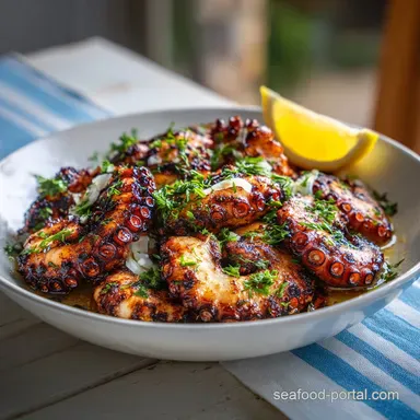Easy Greek Grilled Octopus Recipe: Method-Based