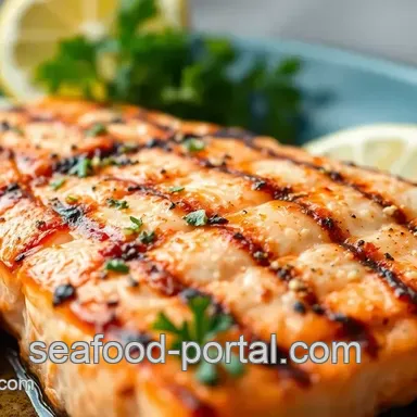 Grill Salmon with Fresh Lemon Marinade