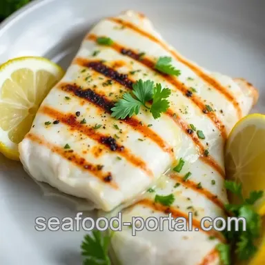 Grilled California Corbina with Garlic Butter Recipe Card