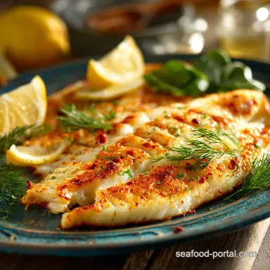 Grilled Flounder: Sunshine Fish Supper Ready in Just 10 Minutes Recipe Card