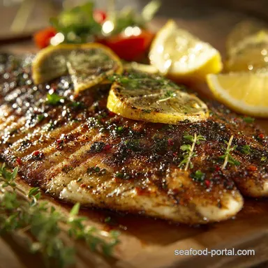 Grilled Flounder: Sunshine Fish Supper Ready in Just 10 Minutes