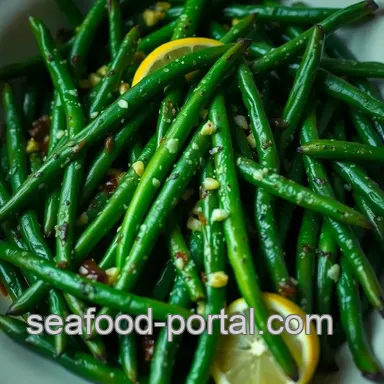 Easy Grilled Green Beans with Zesty Lemon-Garlic Dressing Recipe Card
