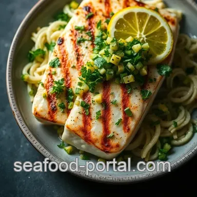 Juicy Grilled Halibut Recipes: My Go-To with Zesty Lemon Herb Salsa Recipe Card