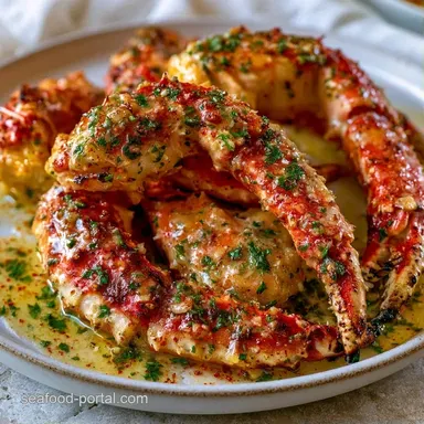 Grilled King Crab Legs in 20 Minutes Recipe Card