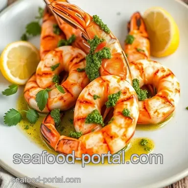 How to Make the Best Grilled King Prawns with Homemade Pesto Recipe Card