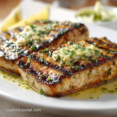 Grilled Mahi Mahi with Garlic Butter Recipe Fast Easy RestaurantQuality Recipe Card