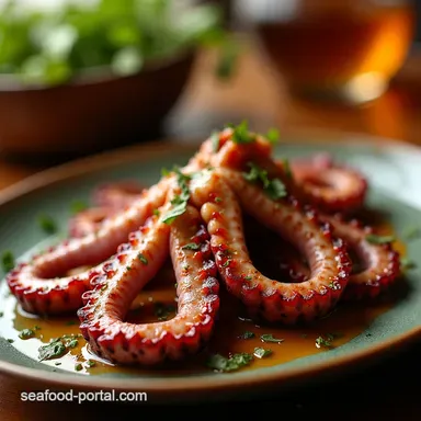 Grilled Octopus The Best Seafood My Med Feast Secret Recipe Card