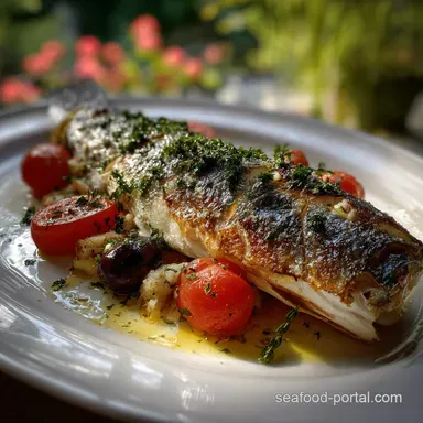 Delicious Grilled Sea Bass for Light: Buttery Sear