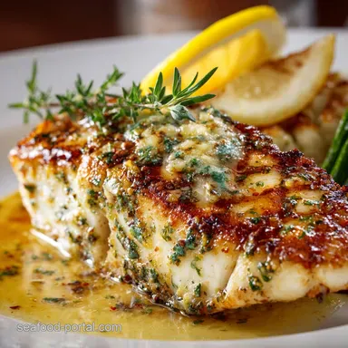 Grilled Sea Bass with Garlic Lemon Butter Restaurant Quality in 30 Min Recipe Card