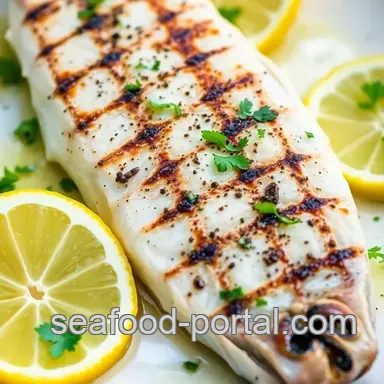 Grilled Sea Bass with Tangy Lemon Flavor Recipe Card
