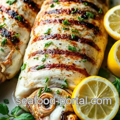 Grilled Sea Bass with Zesty Herb Delight Recipe Card