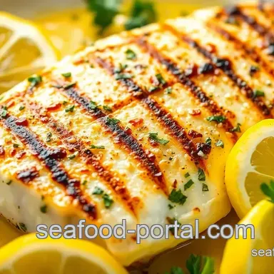 Grilled Sea Bass with Zesty Lemon Marinade