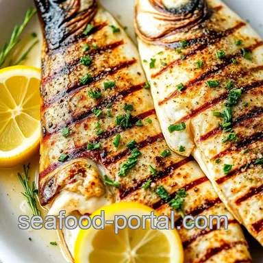 Grilled Sea Bass - Zesty Lemon Herb Delight Recipe Card