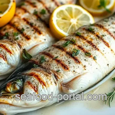 Grilled Sea Bass - Zesty Lemon Herb Delight