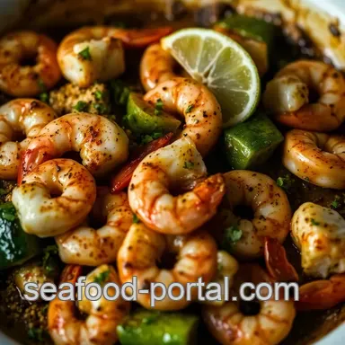 Ultimate Grilled Seafood Delight with Kinder's Organic Seafood Blend Rub Recipe Card