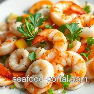 Grilled Shrimp Seafood Salad: Amazing Zest