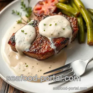 My Favorite Grilled Sirloin Steak with Creamy Sauce Recipe - So Easy! Recipe Card