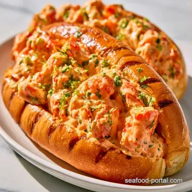 Grilled Southwestern Lobster Rolls for 8 Recipe Card