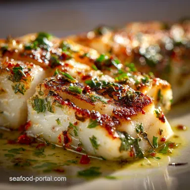 Grilled White Fish: Mediterranean Cod Recipe for Flaky Results Recipe Card