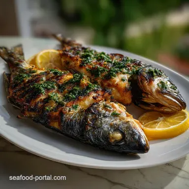 How to Grill Blue Fish Perfectly: Smoky Citrus Flake Recipe Card