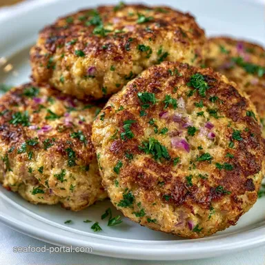 Healthy Baked Tuna Cakes in 25 Minutes Recipe Card