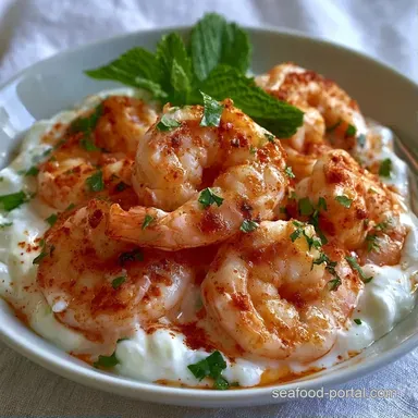 Greek Yogurt Shrimp Salad for 4 Servings Recipe Card