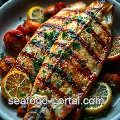Herb-Infused Grilled Branzino Fish: A Mediterranean Delight Recipe Card