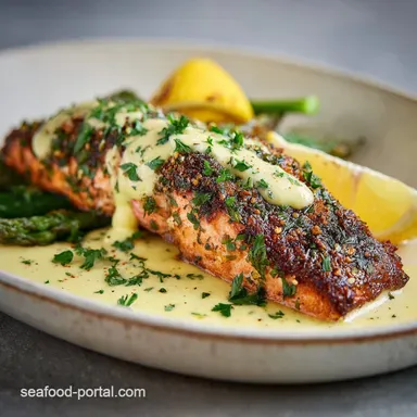 Herb Salmon with Aioli: Crispy Baked in 20 Minutes Recipe Card
