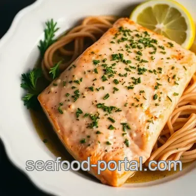 Easy & Flavorful Fish Recipe Recipe: My Herbed Lemon Garlic Salmon Recipe Card