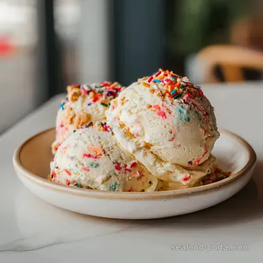 Hokey Pokey Ice Cream for 10 Servings Recipe Card