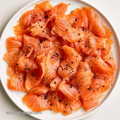 Cold Smoked Salmon with Liquid Smoke