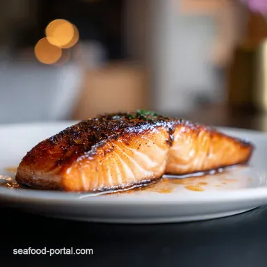 Honey Salmon Recipe in 15 Minutes for 4 Servings