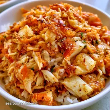 Imitation Crab Sushi Bake for 4 Servings Recipe Card