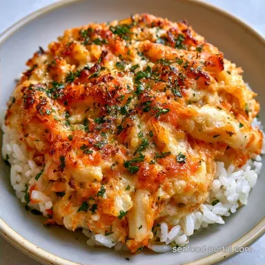 Imitation Crab Sushi Bake for 4 Servings