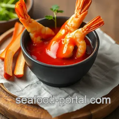 Dip Shrimp with Irresistible Bang Bang Sauce presentation