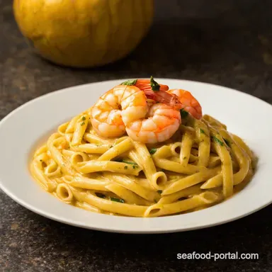 Island Vibes Creamy Jamaican Shrimp Pasta A Creamy Delight Recipe Card