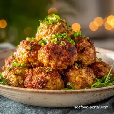 The Secret to Perfectly Crisp Juicy Air Fried Turkey Meatballs Recipe Card