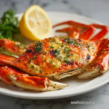 Snow Crab Recipe: Oven Roasted in 22 Minutes Recipe Card