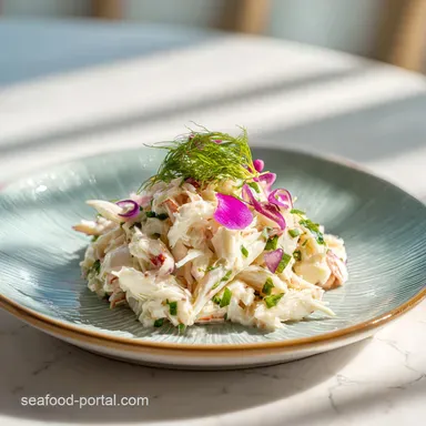 Jumbo Lump Crab Meat Salad for 4 Servings