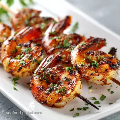 Shrimp Skewers Recipe with Pineapple in 26 Minutes