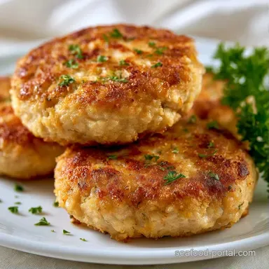Crispy Keto Tuna Cakes with Parmesan Recipe Card